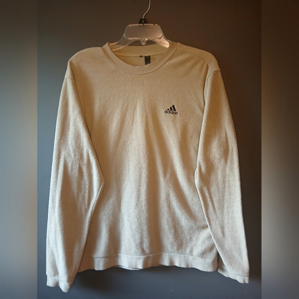 ADDIDAS WOMEN'S SIZE MEDIUM TAN LONG SLEEVE TOP